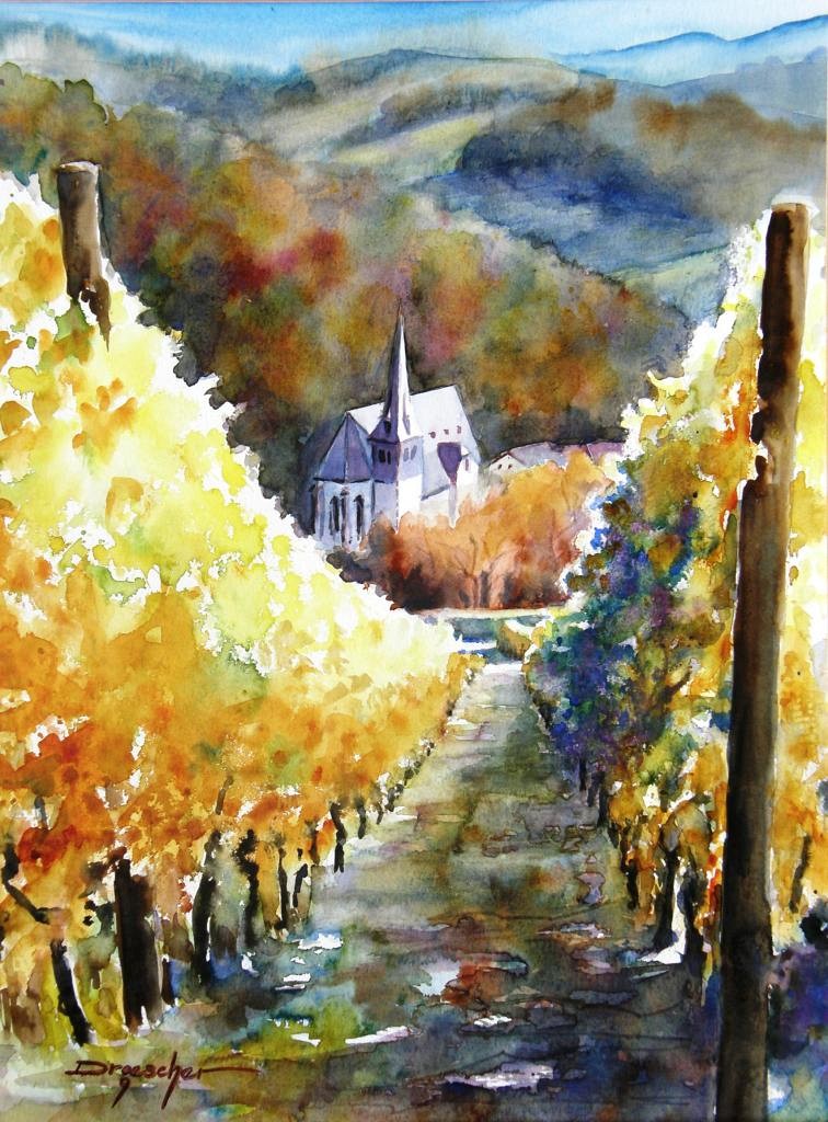 Heppenheim, Hambacher Kirche, 2009, 36x48.jpg