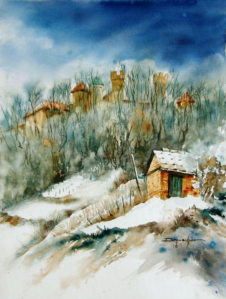 Starkenburg, Blick vom Kanonenweg, 2010, 36x48.jpg
