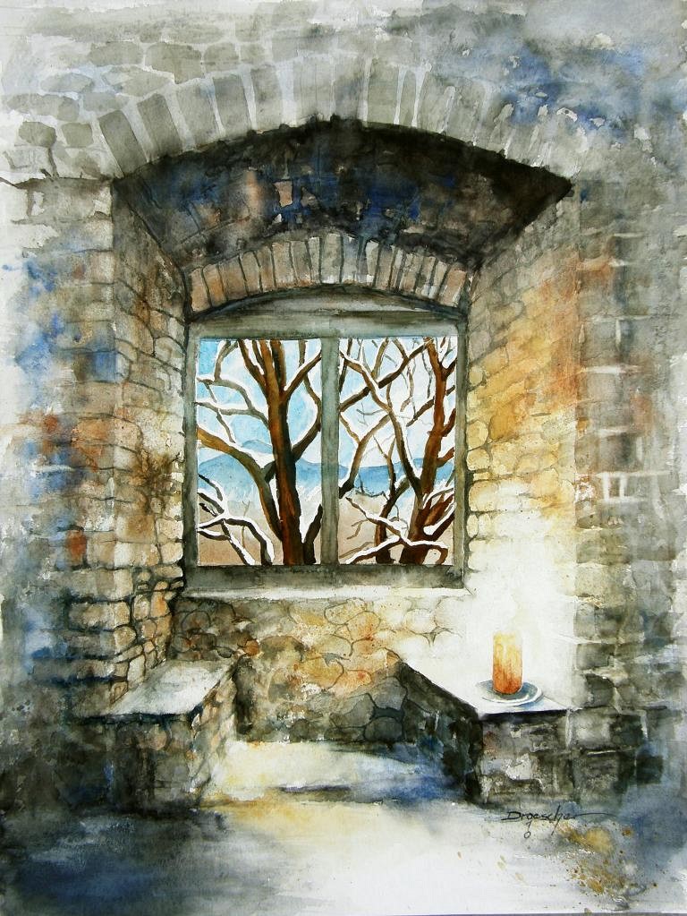 Starkenburg, Blick zum Melibokus, 2010, 36x48.jpg