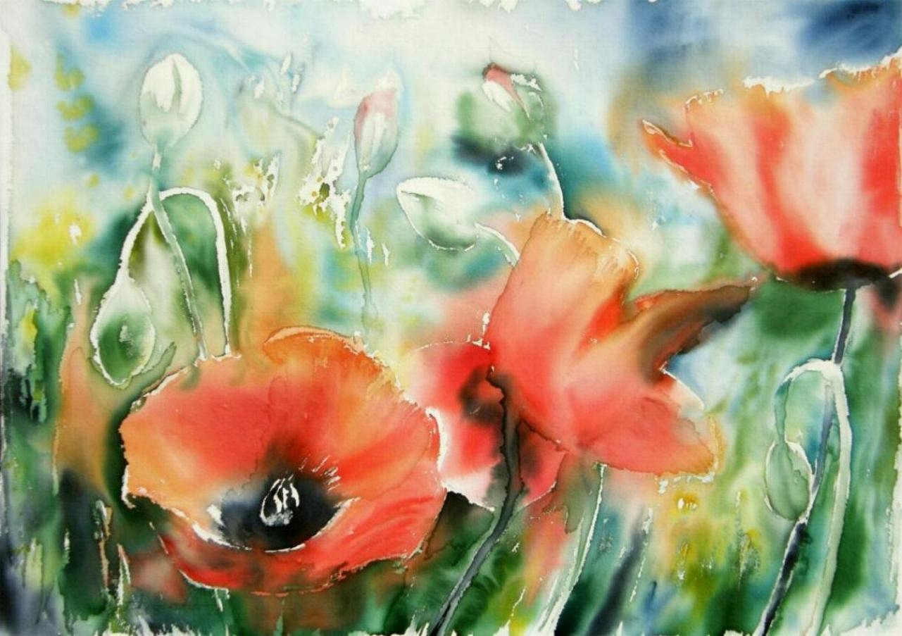 12 Mohnblumen 48x67 2000 Aquarell komp.jpg
