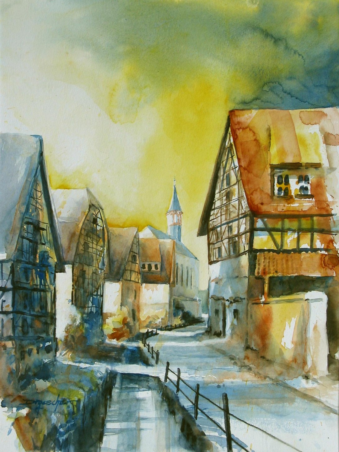 Gronau, Märkerwaldstr n Westen 2004 46x38.jpg